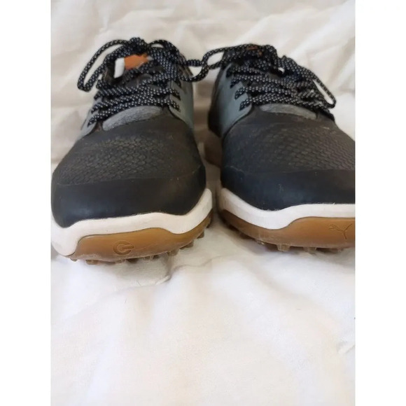 PUMA IGNITE Elevate Golf Shoes Men's Size 8.5 Black Grey 376077-07 Waterproof - Picture 4 of 12